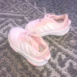 Adidas sneakers youth 5 Kids’ Pink Lightweight Running Shoes pink white